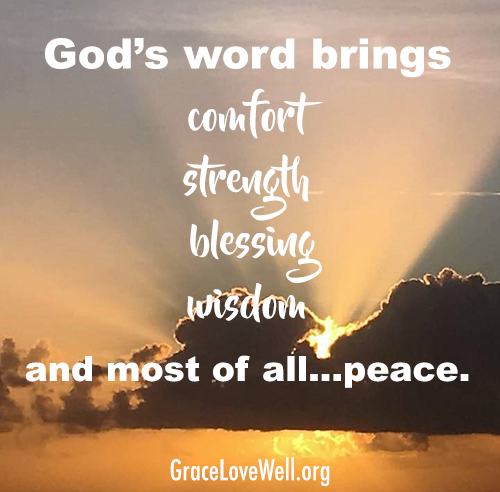 God’s word brings peace